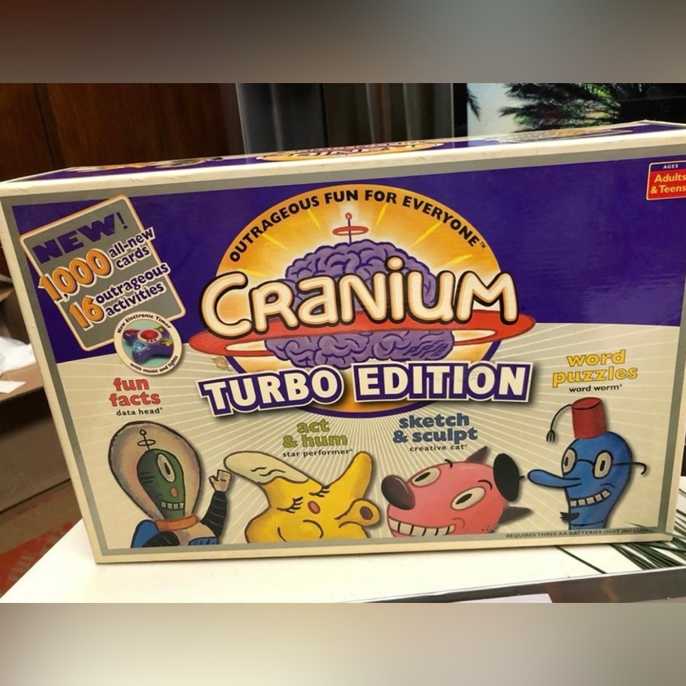 Cranium Turbo Edition 16 outrageous activities Board Game